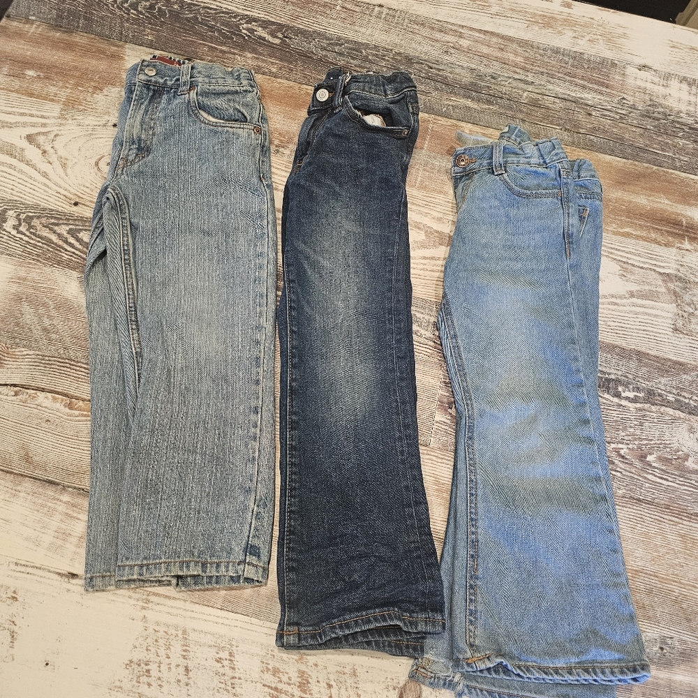 3 pairs of size 6 boys jeans